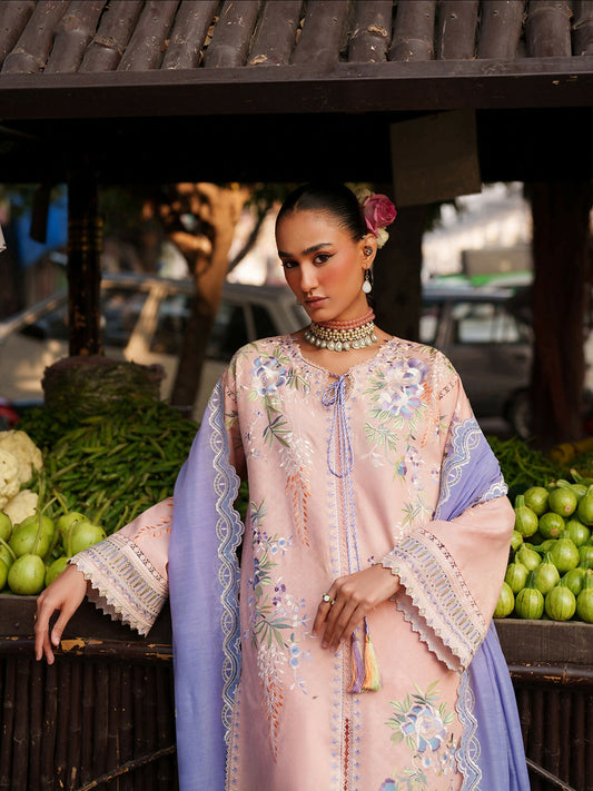 Binilyas Suroor Eid Pret'26 Lawn Embroidered Stitched 3-Piece Suit-241-A