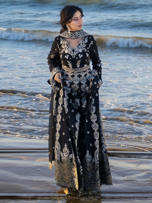 Mahnur Sirene Luxury Lawn'26 Embroidered Unstitched 3-Piece Suit-S-05