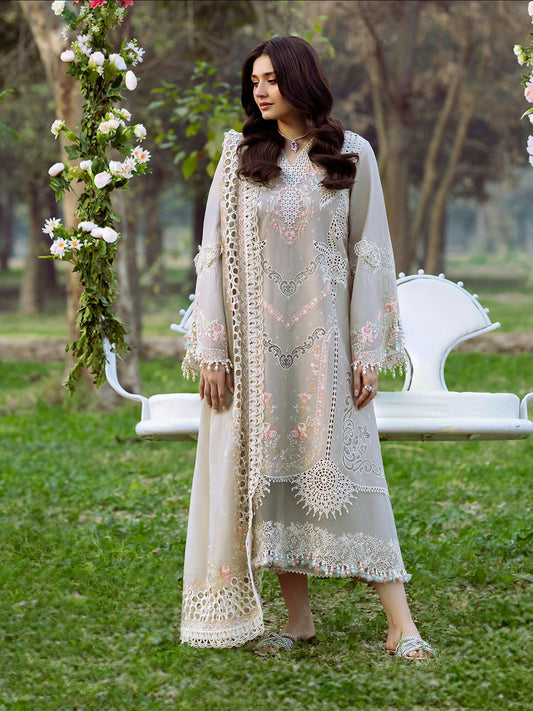 Binilyas Freesia Lawn Embroidered Stitched 3-Piece Suit-104-B