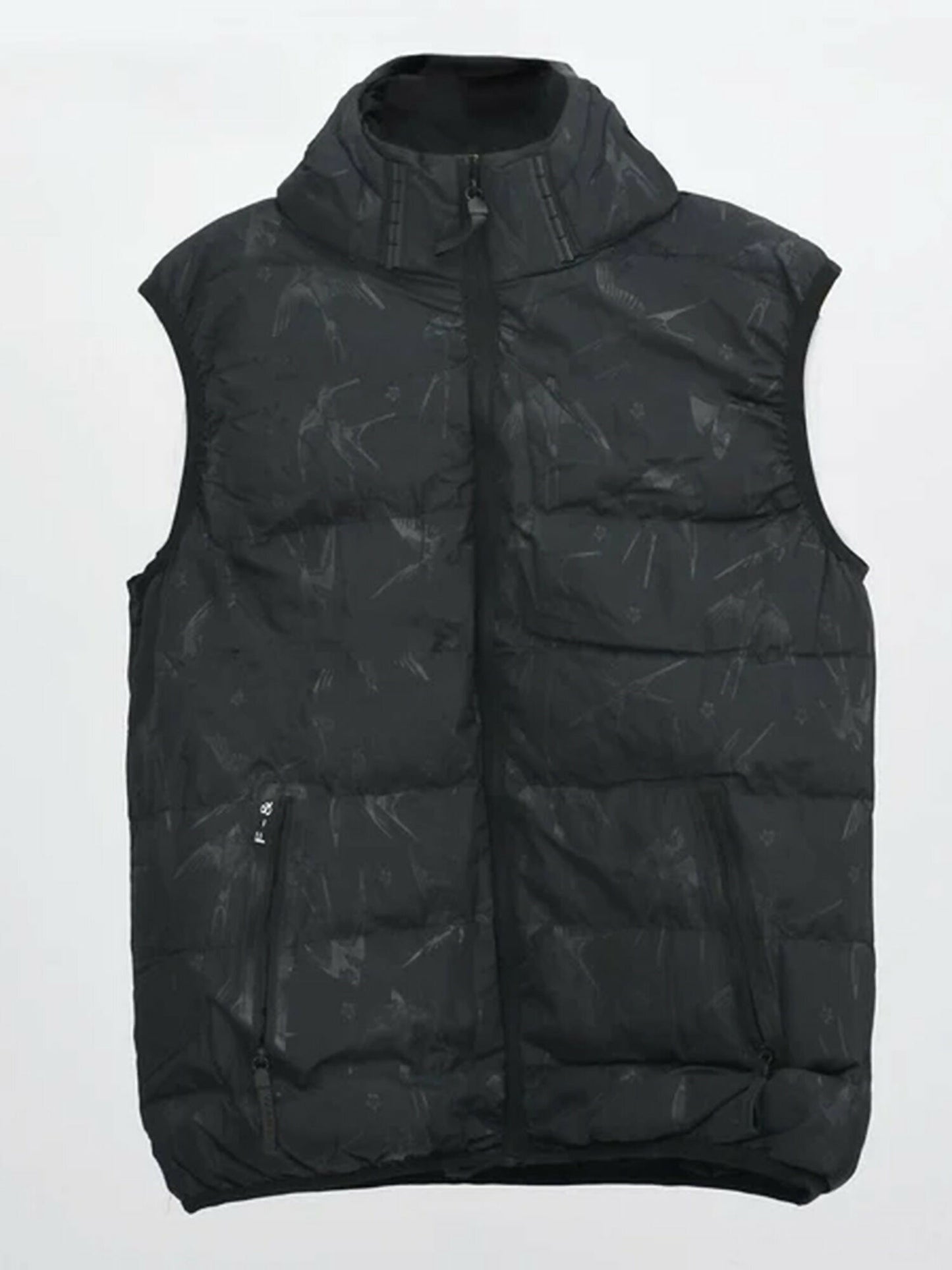 Funky's Removable Hood Self Pattern Gillet-13047