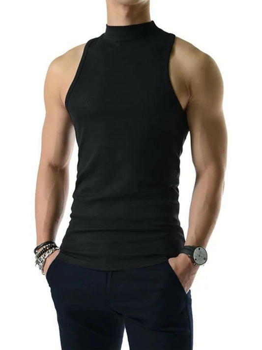 Jupiter Plain Turtleneck Flex Max Tank Tops-14897