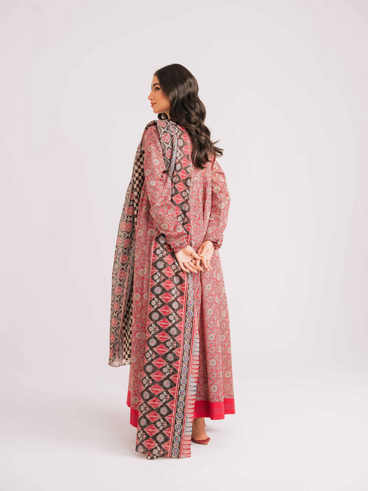 Nishat Lawn Printed Unstitched 3-Piece Suit-42302171-R