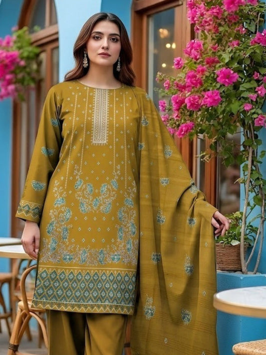 Bin Shaukat R Shine Vol 70 Bana Dora Lawn Embroidered Unstitched 3-Piece Suit