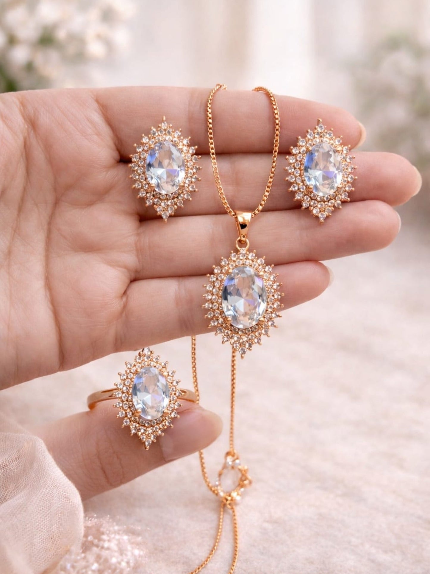 Golden Durwaj's Necklace Set-DW-095