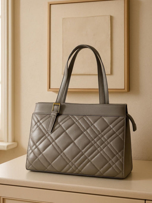 Brown-Zebaish Collection Hand Bag-ZB-088