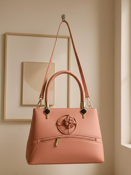 Pink-Zebaish Collection Hand Bag-ZB-042