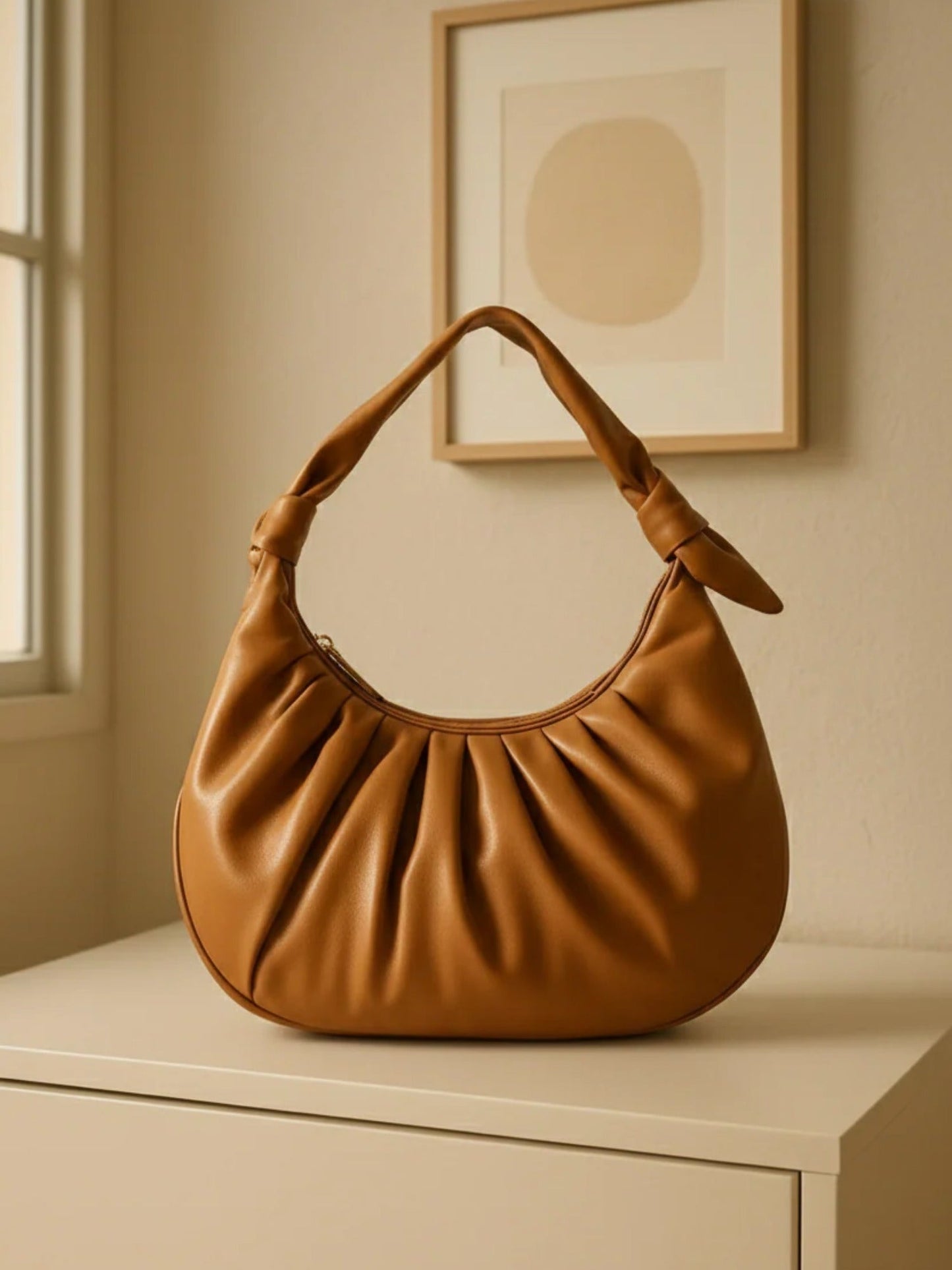 Brown Zebaish Collection Shoulder Bag-ZB-028