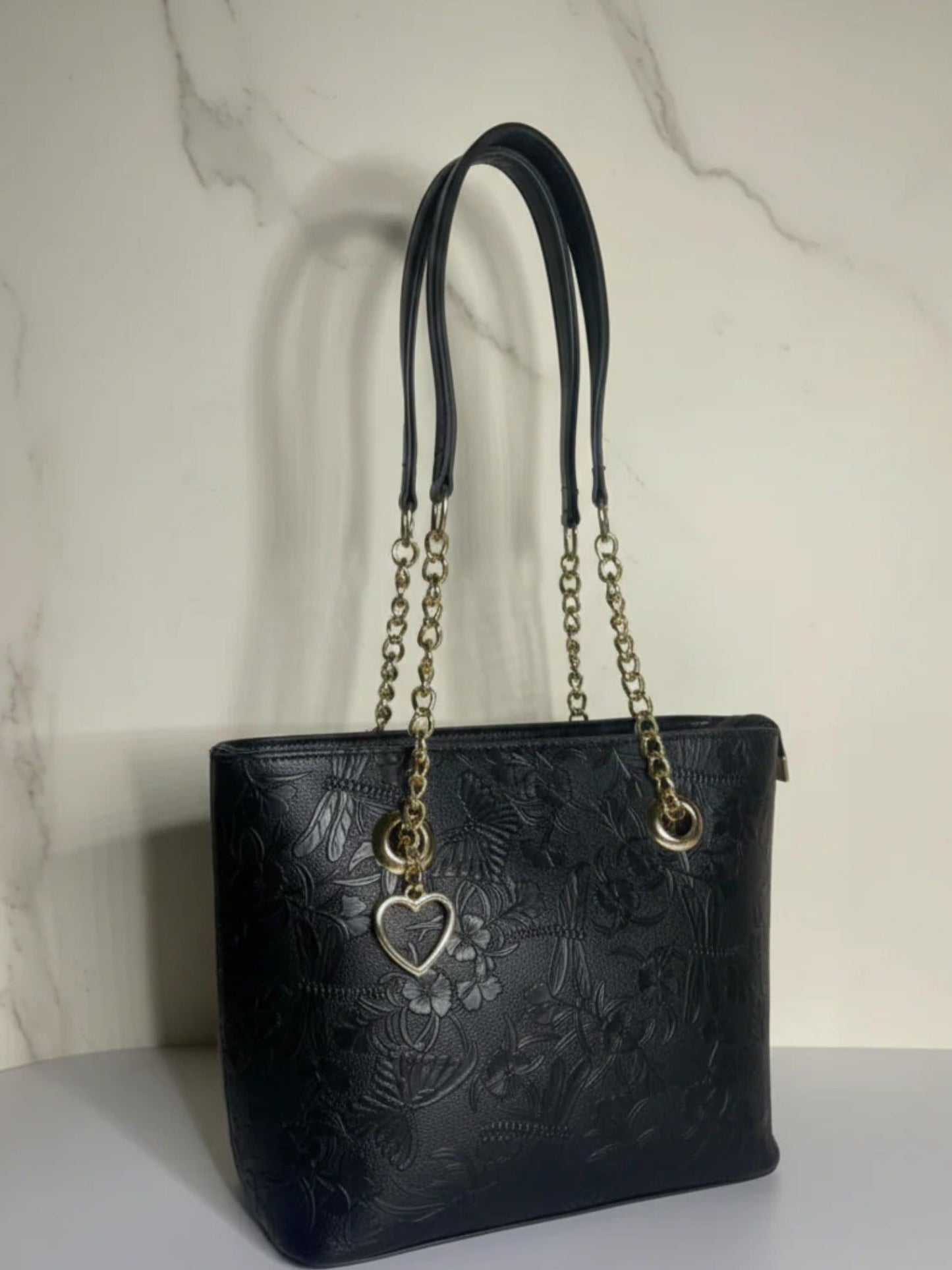 Black Zebaish Collection Tote Bag-ZB-010
