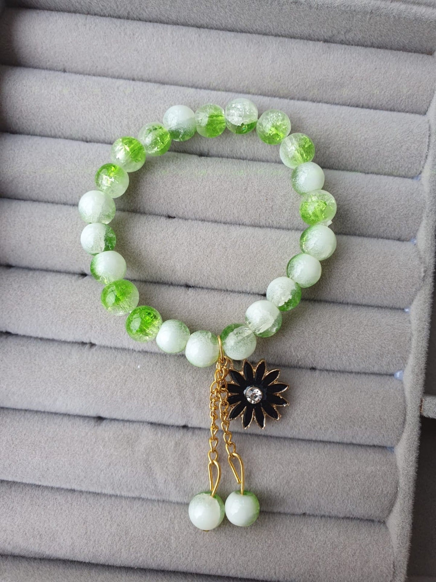 Green Rameen's Collection Beaded Bracelet