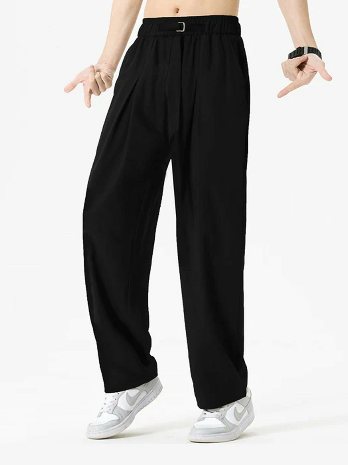 Jupiter Plain Wide Leg Pants-15028