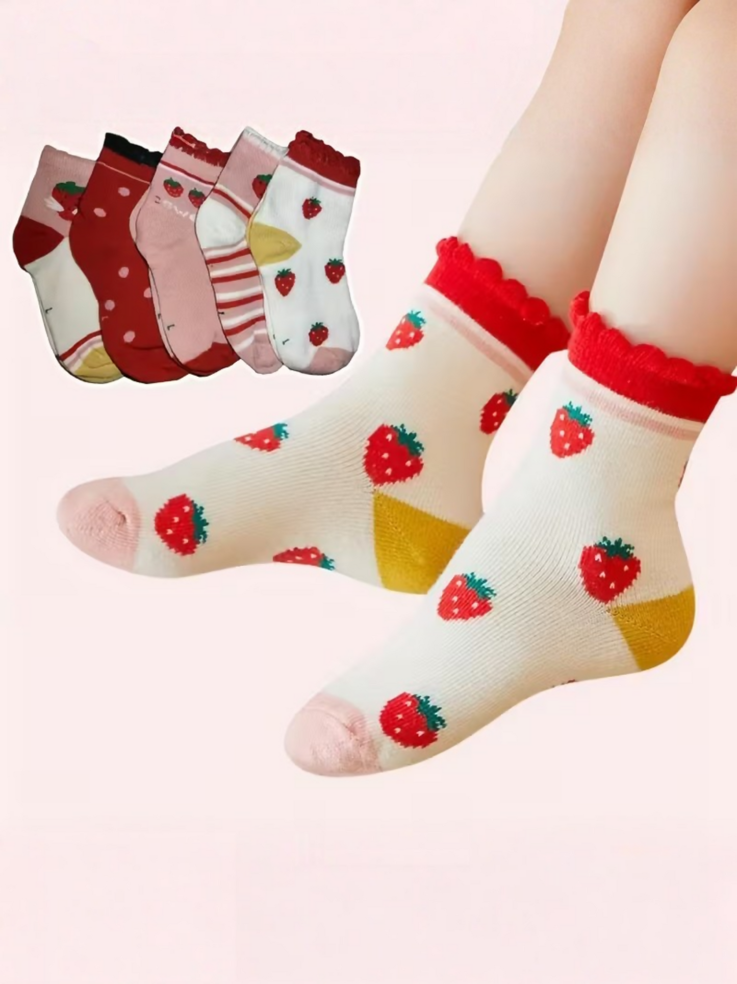 Mum n Bub Printed Crew Socks