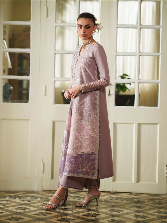 Binilyas Heritage Dore Summer'26 Lawn Embroidered Stitched 3-Piece Suit-177-B