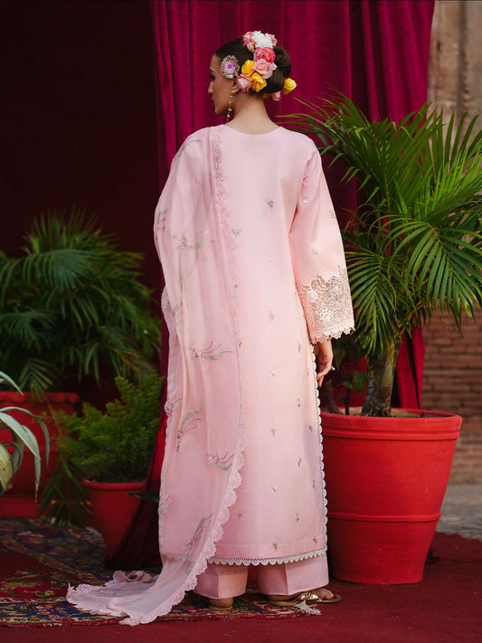 Mahnur Gul Luxury Lawn'26 Embroidered Stitched 3-Piece Suit-G-004