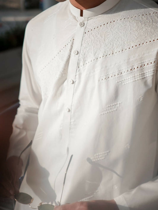 Fabrich Virsa Cotton Embroidered Unstitched Shalwar Kameez-FAB-8846