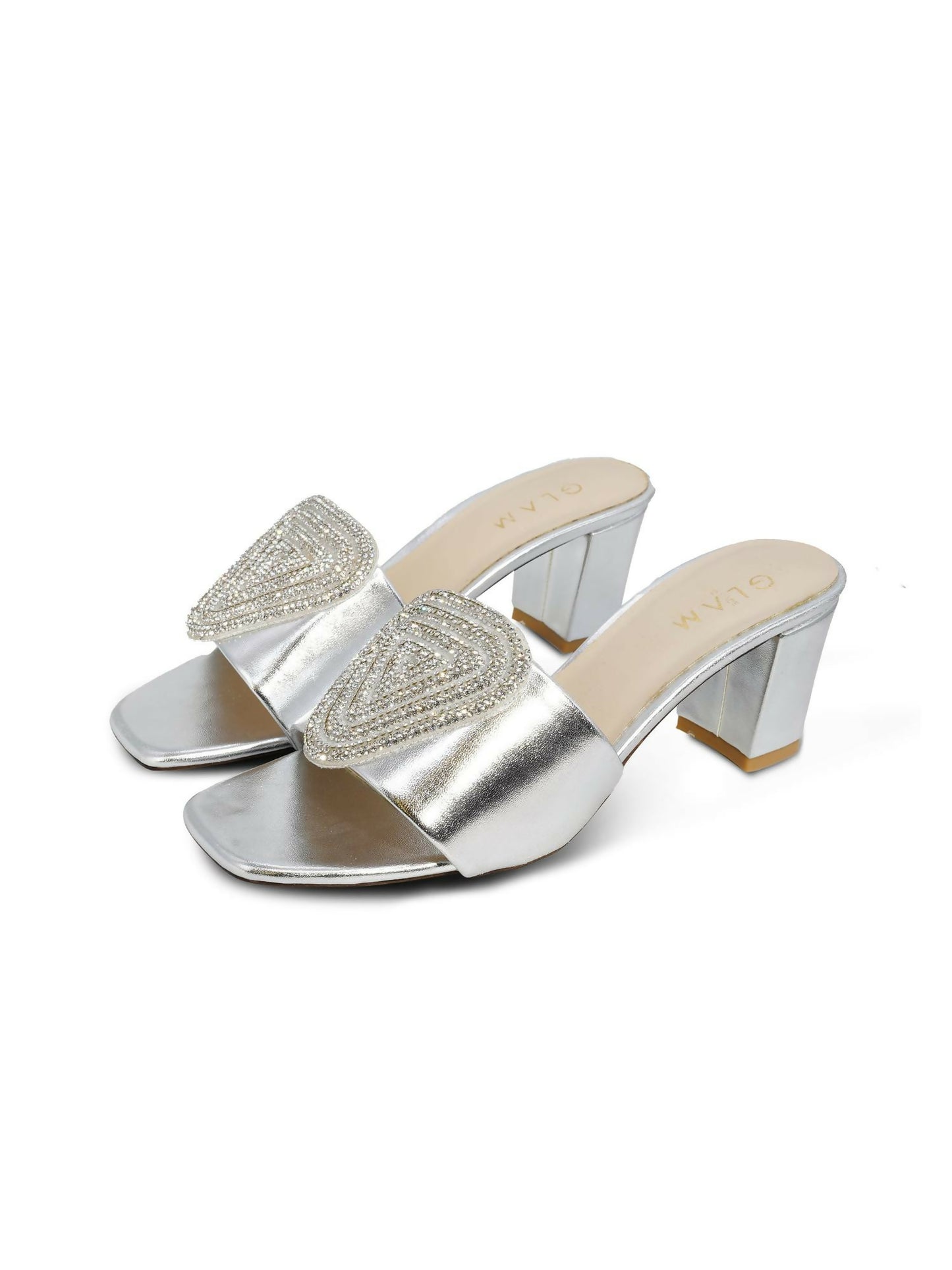 Silver Royale Leather Women’s Heels