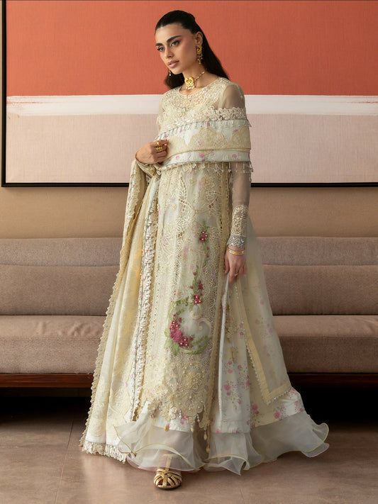 Mahnur Sirene Luxury Lawn'26 Embroidered Unstitched 3-Piece Suit-S-10