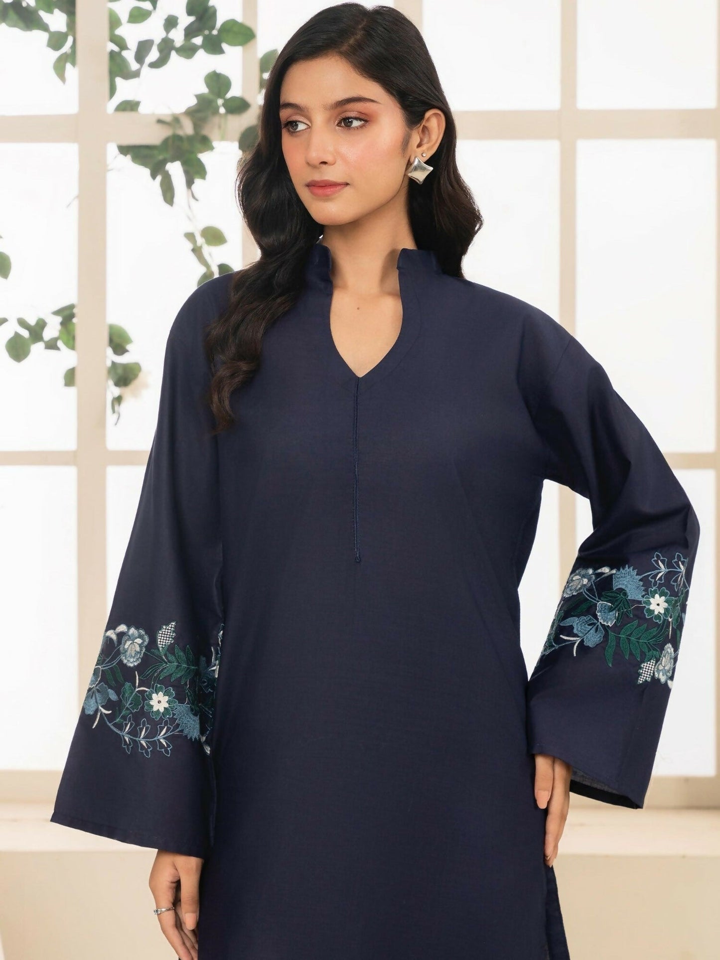 Stylish Collection Aaraish Cotton Embroidered Stitched 2-Piece Suit-Zumar