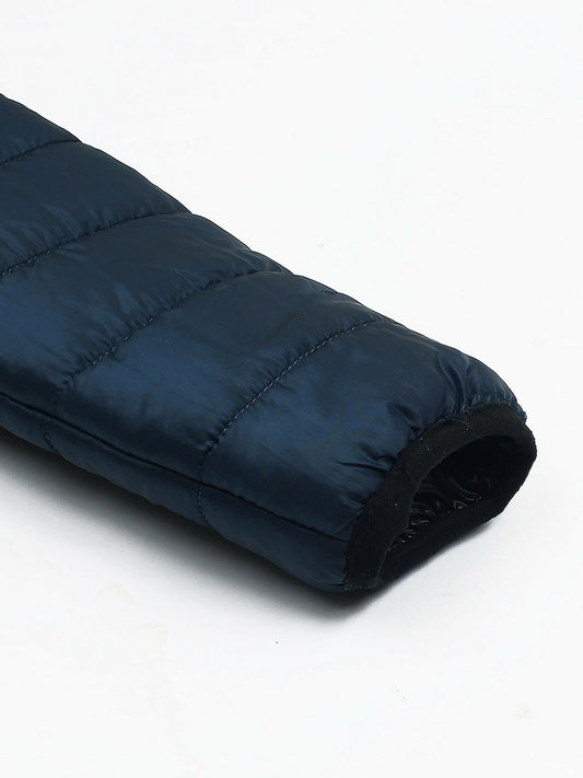 Velvour Full Sleeves Hooded Puffer Jacket-VJ012-B