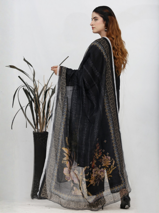 RB Pret & Couture Cotton Embroidered Stitched 3-Piece Suit-21