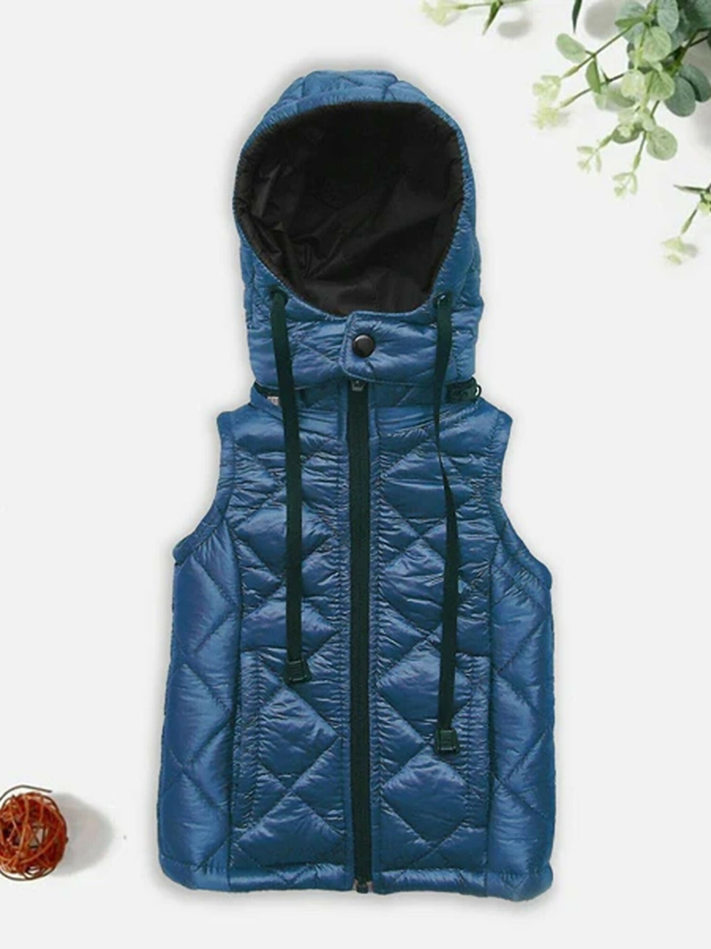 Jupiter Plain Kids Removable Hood Puffer Jacket-13200
