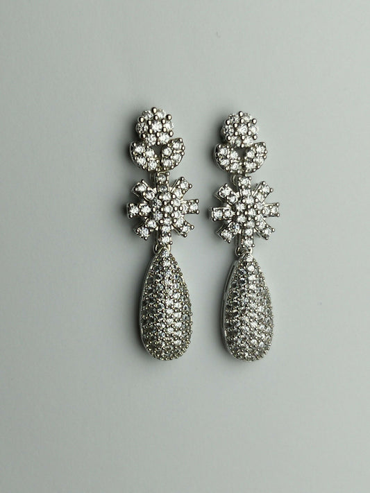 H&A Jewellery One Carat American Diamond Earrings