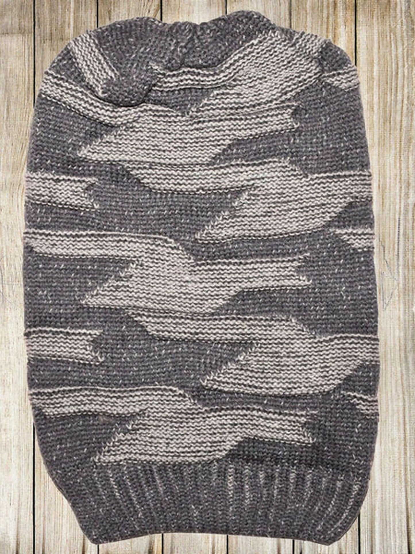 Funky' s Printed Split Inside Fur Beanie-11867