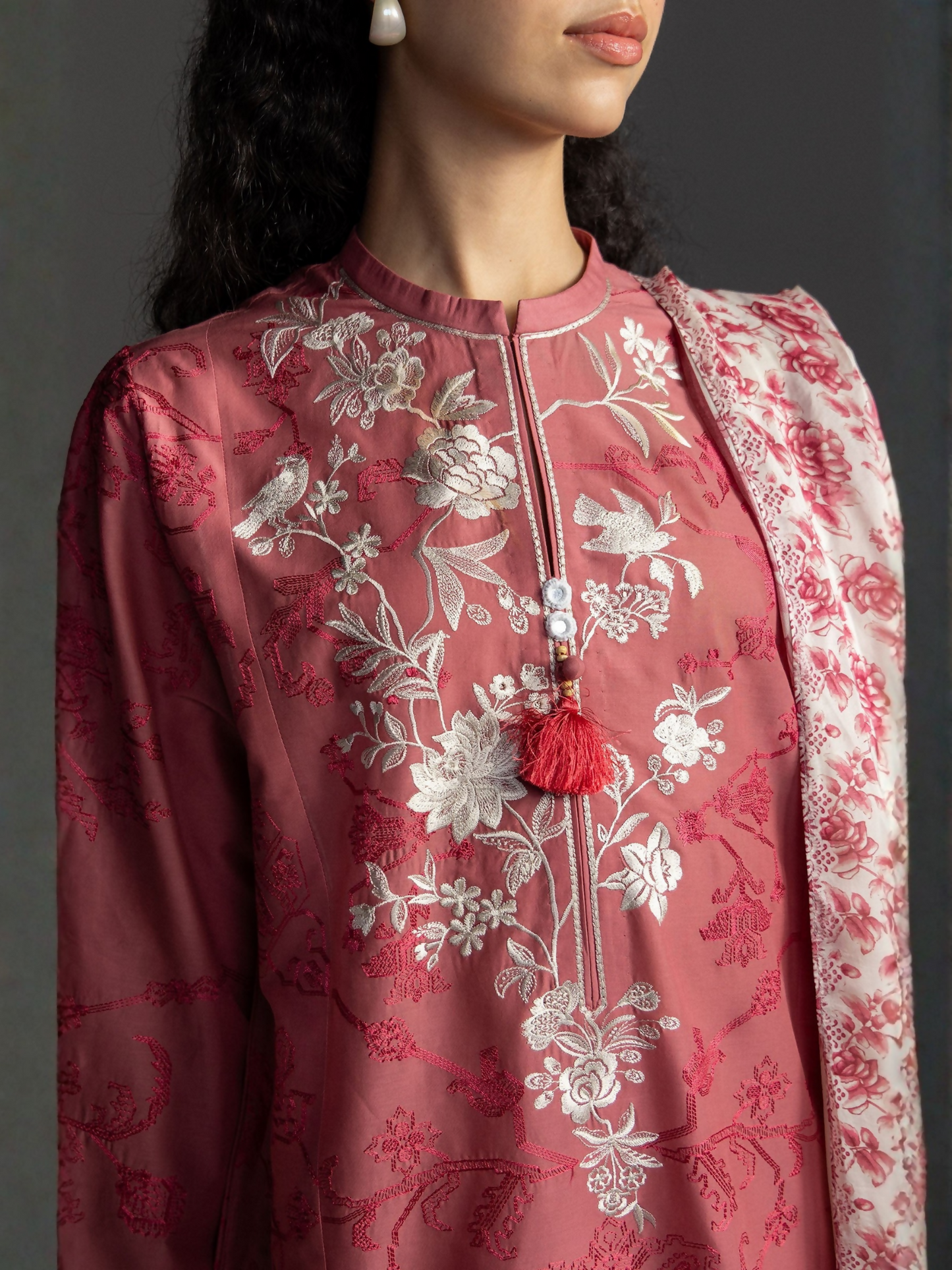 COCO by Zara Shahjahan Lawn'26 Embroidered Unstitched 3-Piece Suit-Aviona-3B