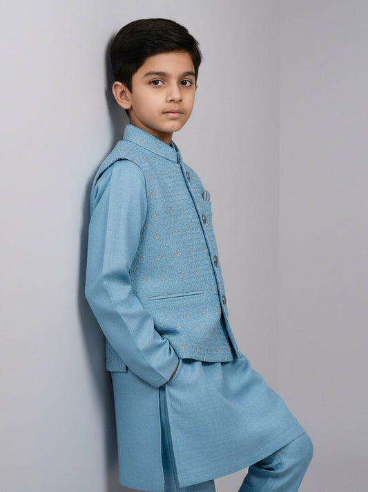 Tashu Wash & Wear Embroidered Stitched 3-Piece Suit-TB3-148