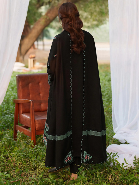 Panache Apparel Linen Embroidered Stitched Suit-Nehan