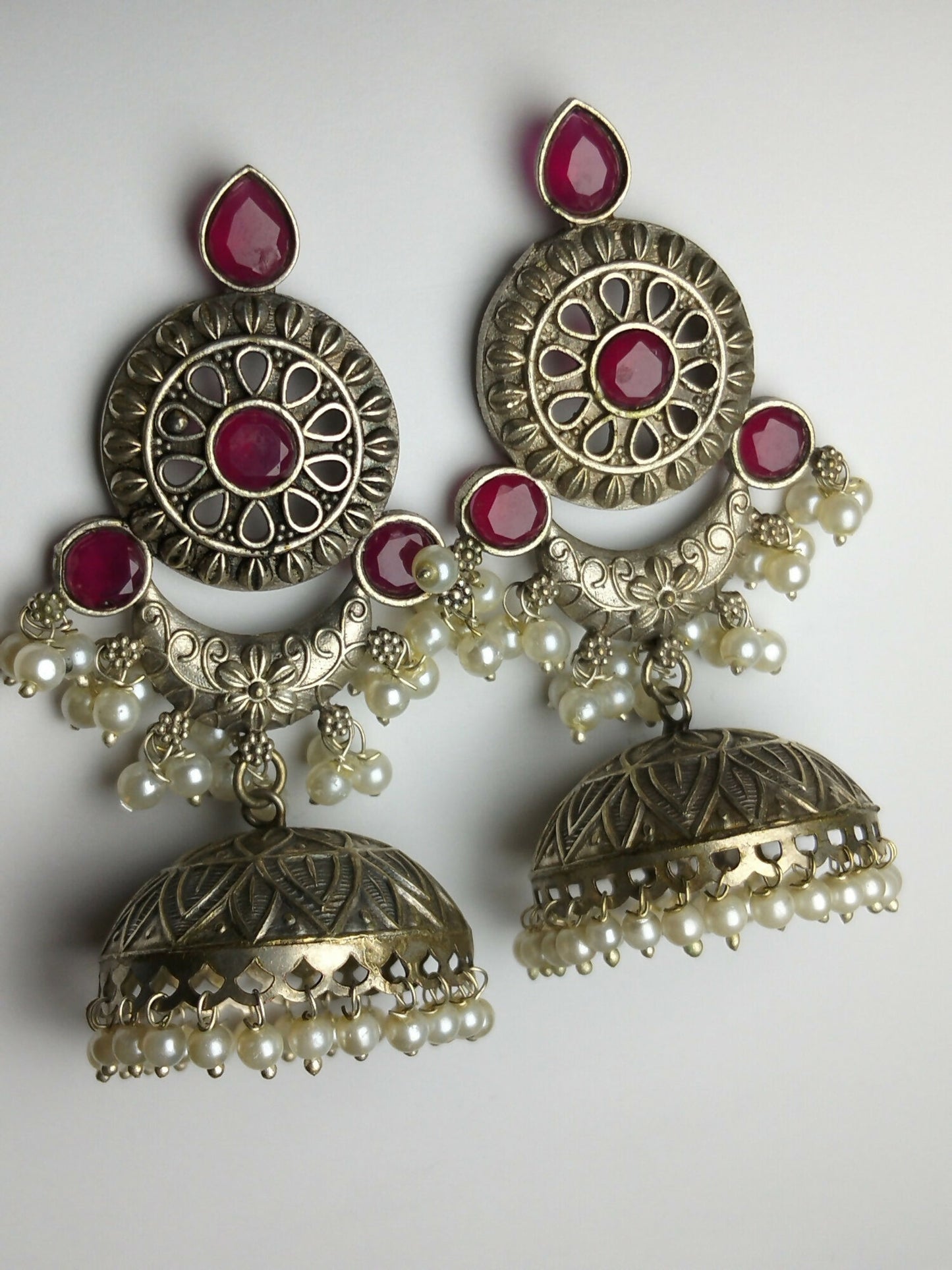 H&A Jewellery Oxidized Brass Handmade Earings