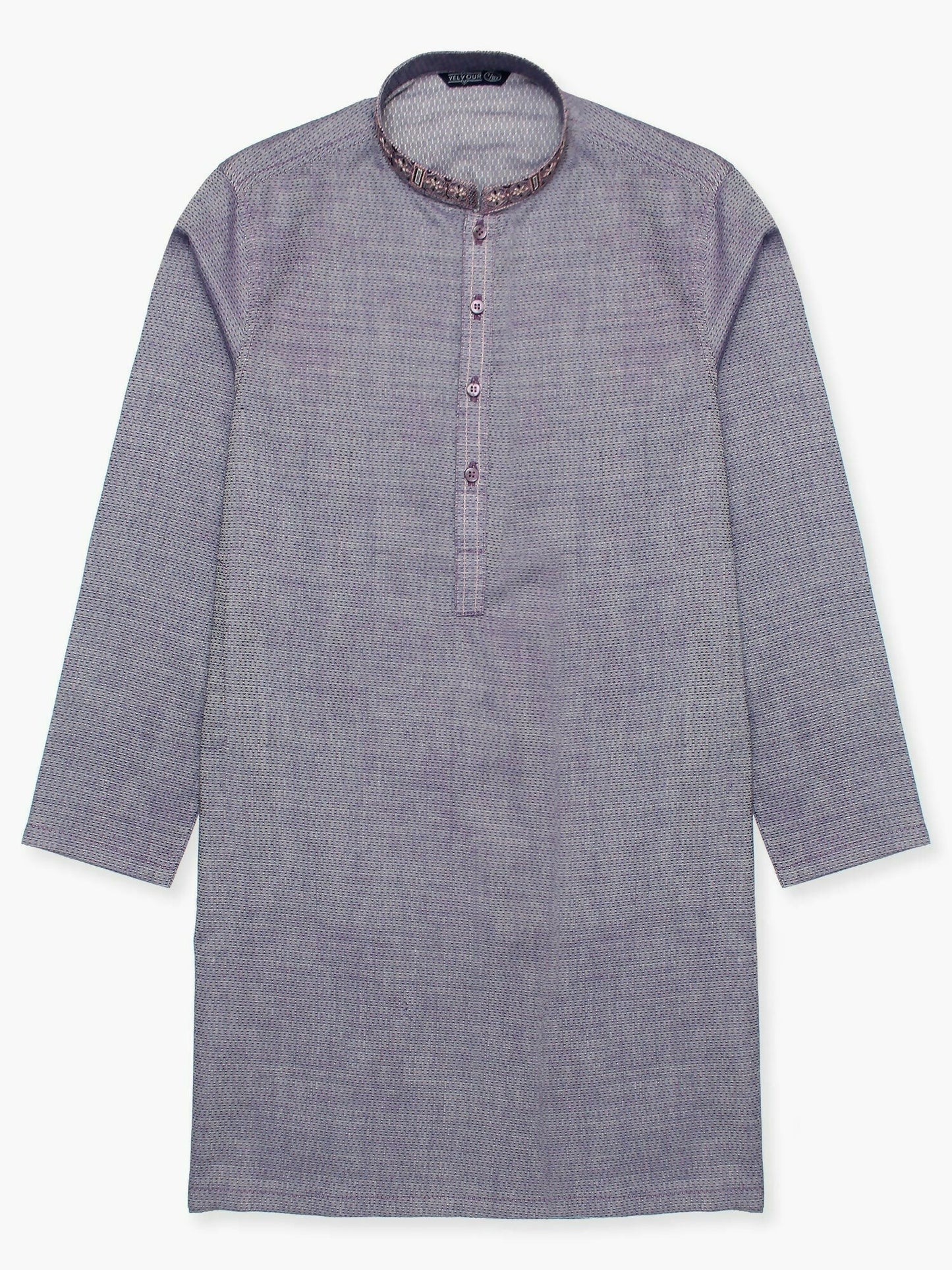 Velvour Boys Cotton Embroidered Stitched Kurta-VB201-B