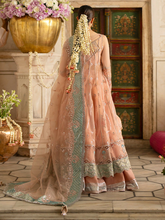 Parishay Ranibagh Luxury Formals Organza Embroidered Unstitched 3-Piece Suit-Roshanara