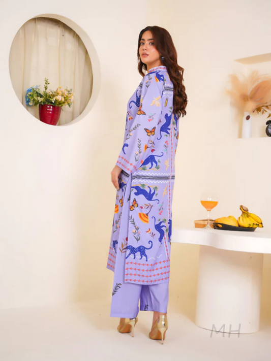 MH Cloth House Poly Lawn Printed Co-Ord Set-Ufaq