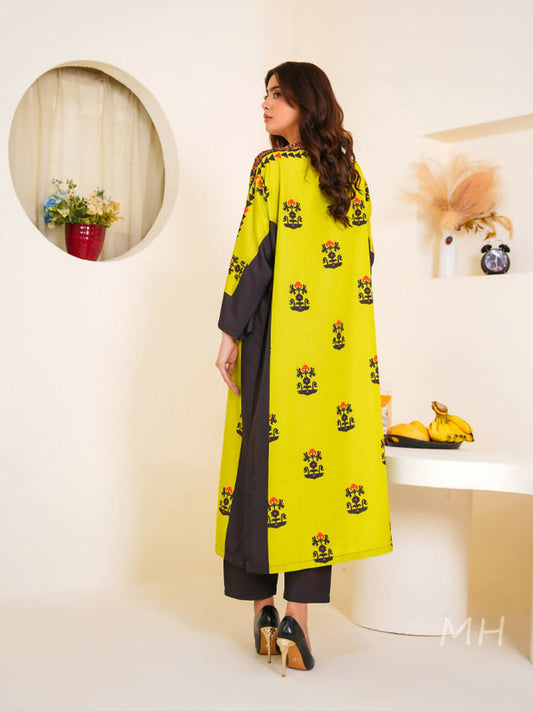 MH Cloth House Poly Lawn Printed Stitched 2 Piece Suit-Chiraghan