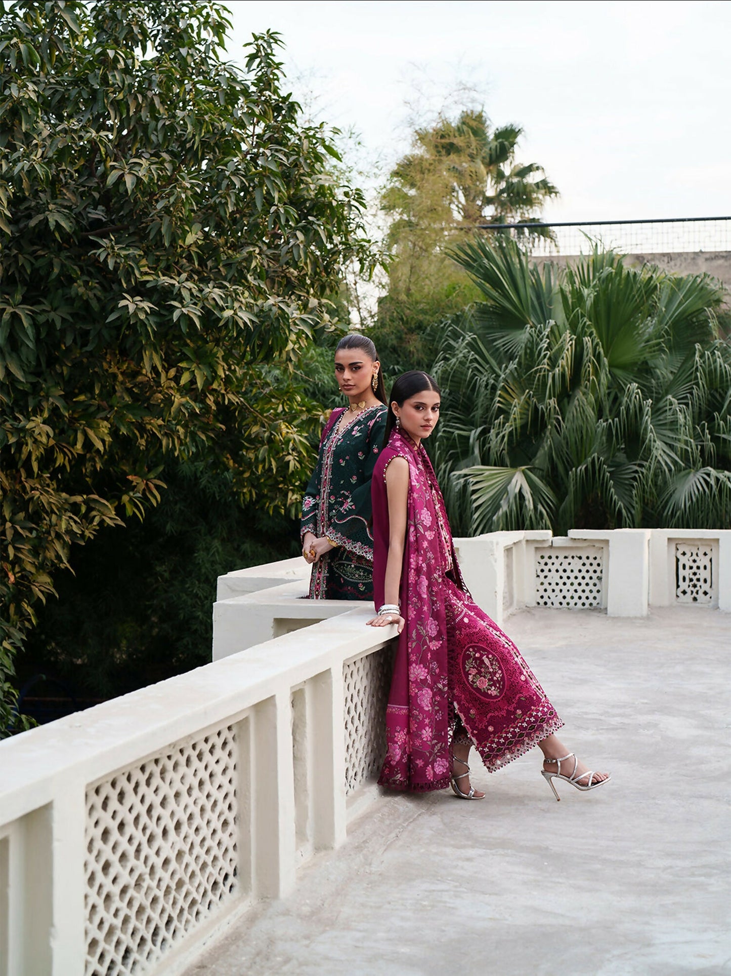 Binilyas Heritage Dore Summer'26 Lawn Embroidered Unstitched 3-Piece Suit-174-B