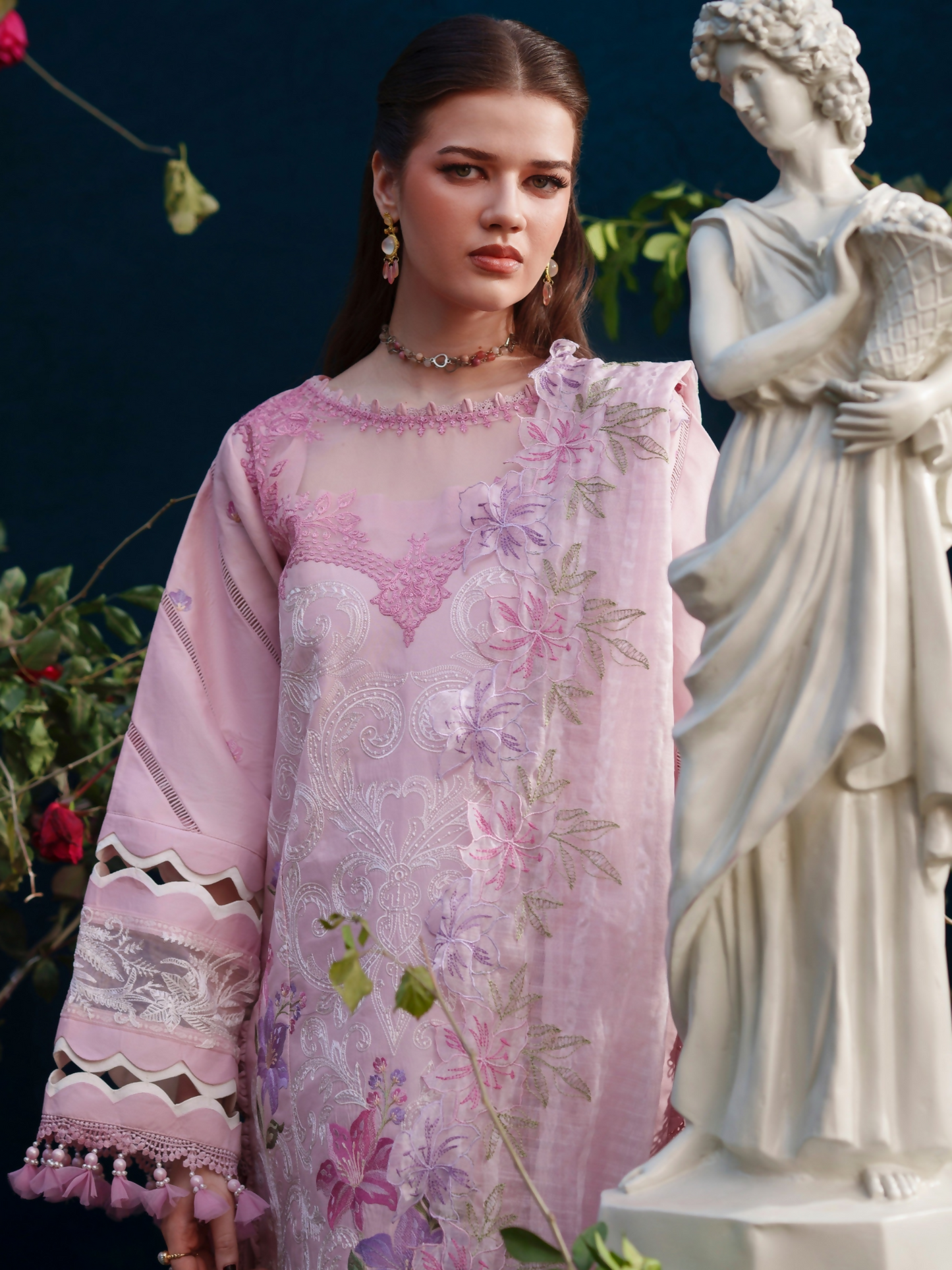 Parishay Summer Queen Lawn Embroidered Unstitched 3-Piece Suit-SQ-14
