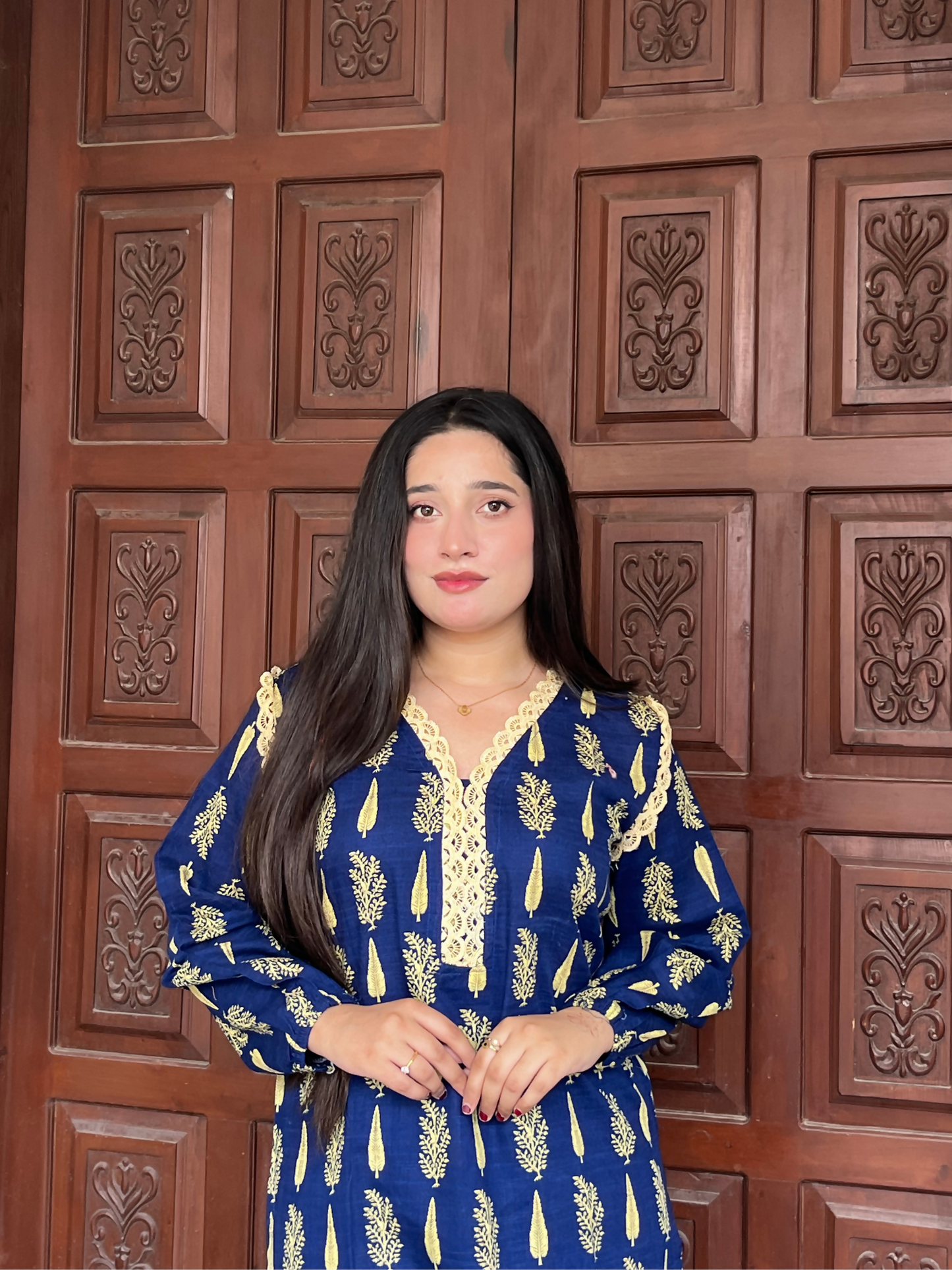 Bin Shaukat Khaddar Printed Stitched 2-Piece Suit