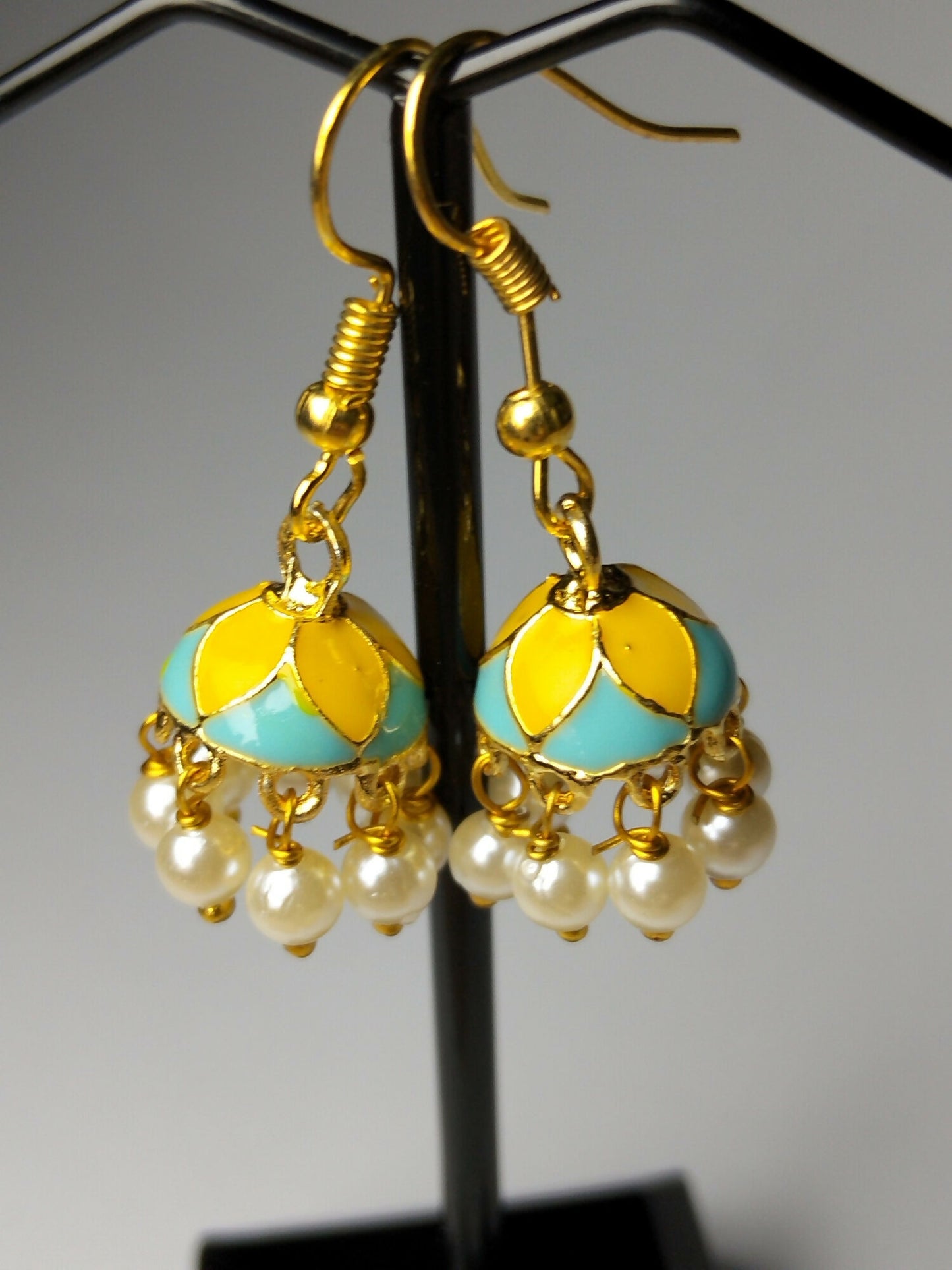 H&A Jewellery Jaipuri Jhumki Earrings