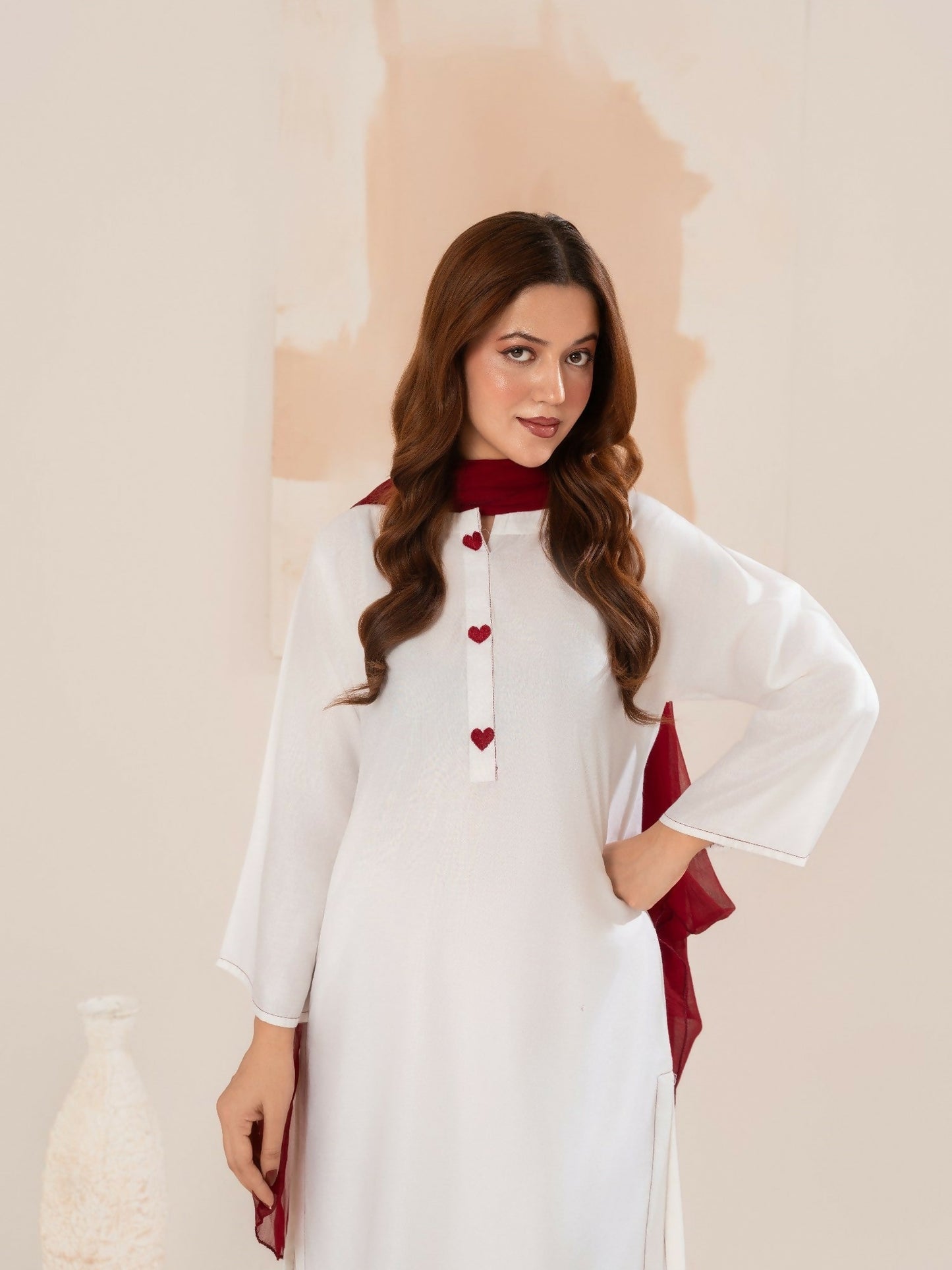 Stylish Collection Luxe Edit Linen Stitched 3-Piece Suit-Noor