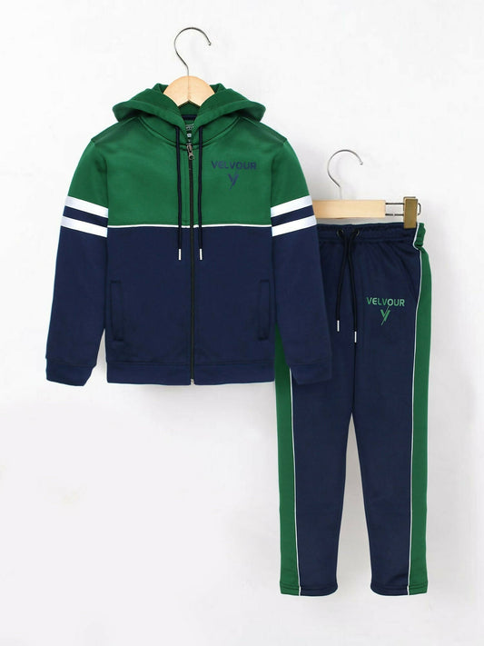 Velvour Fleece Hooded Tracksuit-VWT08-E
