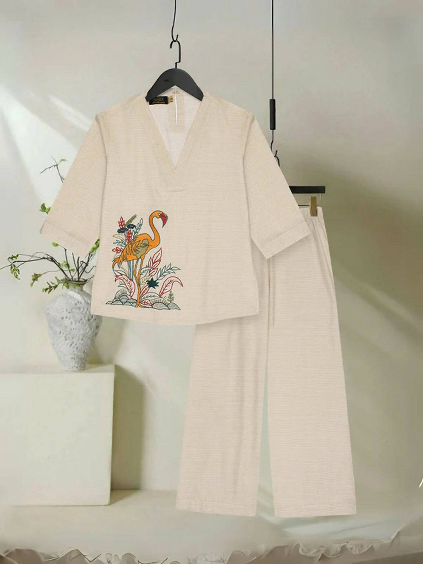 Velvour Girls Embroidered Co Ord Set - VG137-B