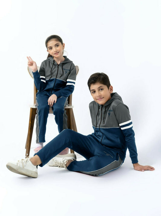 Velvour Fleece Hooded Tracksuit-VWT08-C