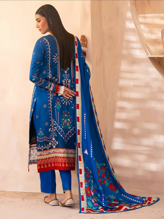 Binilyas Kotrai Embroidered Unstitched 3-Piece Suit-793-B