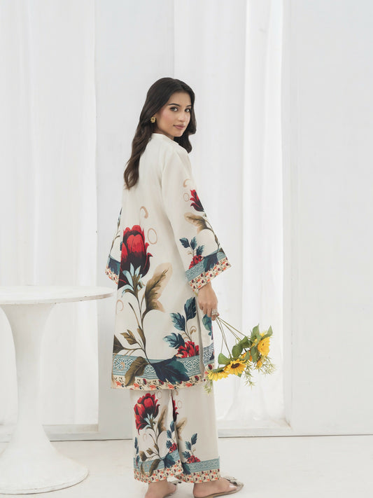 Stylish Collection Lawn Printed Co-Ord Set-Arooj