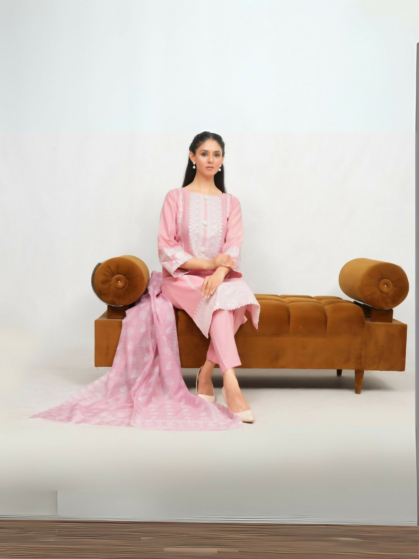 Siraphina Winter Cotton Embroidered Stitched 3-Piece Suit-Gulnoor
