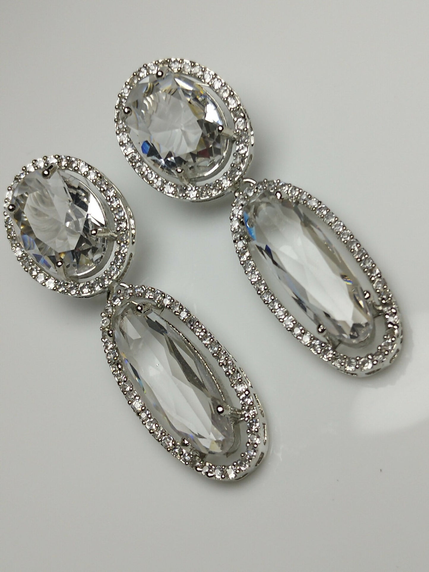 H&A Jewellery One Carat American Diamond Earrings