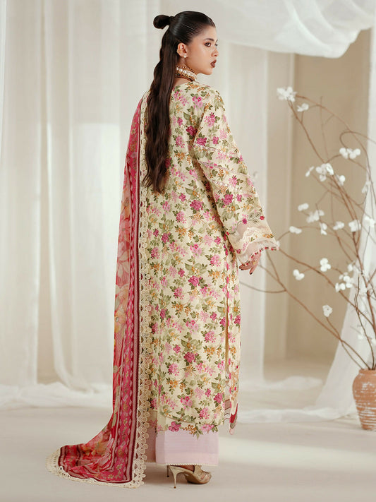 Binilyas Eres Bonita Viscose Embroidered Stitched 3-Piece Suit-1107-A