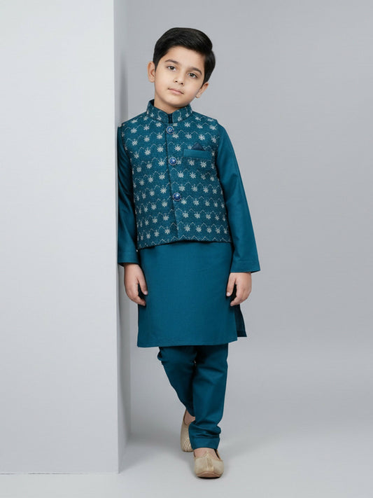 Tashu Wash & Wear Embroidered Stitched 3-Piece Suit-TB3-147