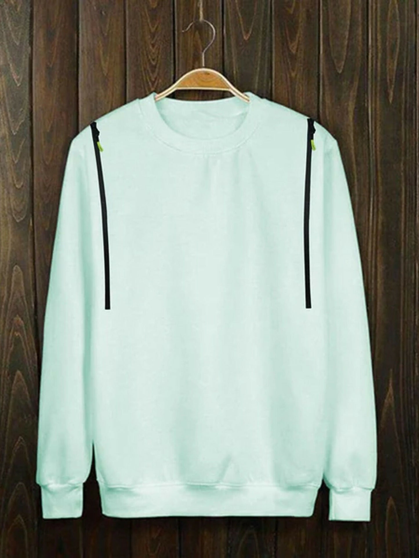 Funky's Two Side Front Zips High Street Sweat Shirts-11905