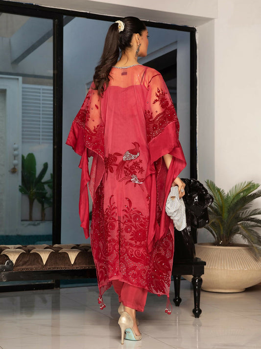 Shiza Hassan Sublime Luxury Pret Organza Embellished Stitched Kaftan-Laira